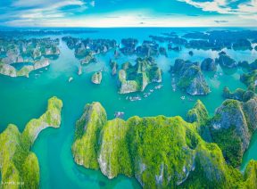 Cảnh sắc Vịnh Lan Hạ nhìn từ trên cao