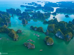 Cảnh sắc Vịnh Lan Hạ nhìn từ trên cao